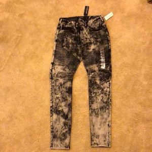 Brand new black & grey pacsun skinny jeans. Size 30x32